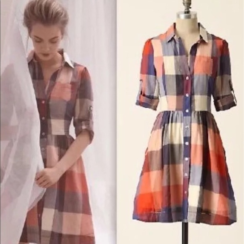 Anthro Moulinette Soeurs Reed Shirtdress, 8